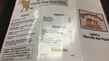 Company’s Comin’ Murray’s Downhome Diner menu