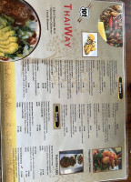 Thai Way 101 menu