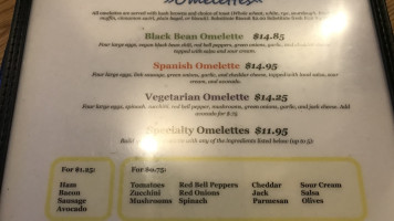 Glo's menu