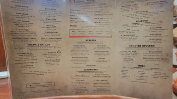 Sixth Street Steakhouse menu