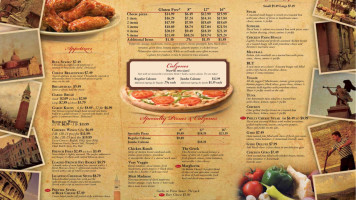 Bentino's menu