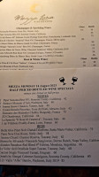 Mezza Luna menu