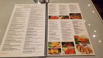 Siam Orchid Thai menu