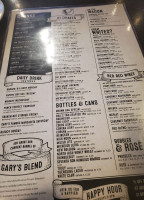 Rusty Bucket And Tavern menu