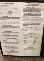 West End Cafe menu