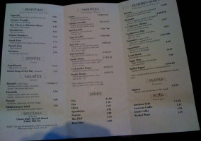 Apollo Cafe menu