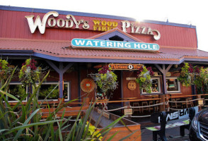 The Original Woody's Wood-Fired Pizza food