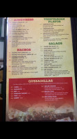 Laredo's Mexican menu