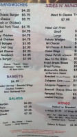 Bogey's Tavern, LLC menu