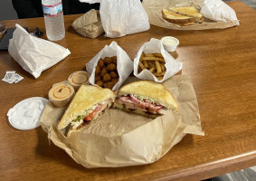 The Fried Turkey Sandwich Shop food