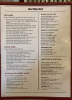 Café Brulé menu