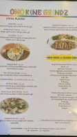 Ono Kine Grindz menu