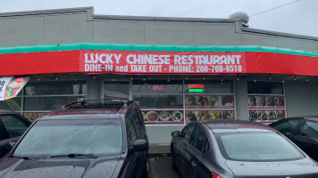 Lucky Chinese outside