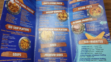 Ship 2 Shore Seafood Steaks menu