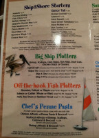 Ship 2 Shore Seafood Steaks menu