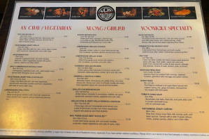 Yoonique Phở Grill menu