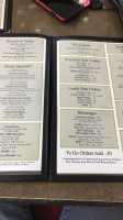 Junction Diner menu