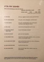 Royal Orchid menu