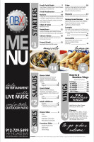 Outerbanks Sports Grill menu