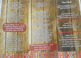 Mi Casa Mexican menu