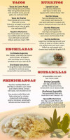 El Burrito menu