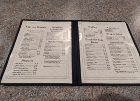 Waffle Hut menu