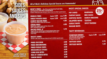 Nick's Jr Burgers Gyros outside