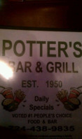 Potters's Grill food