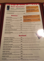 Tres Hermanos menu