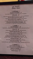 Le Voltaire French menu