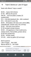 Triple E Bbq Lake Of Egypt menu