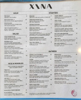 Xina Chinese Bistro menu