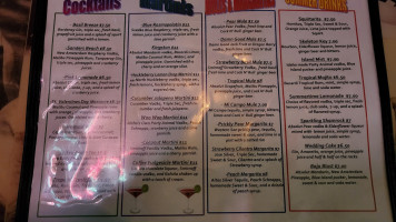 Capone's Pub Grill menu