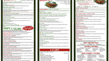 Capone's Pub Grill menu