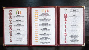 Capone's Pub Grill menu