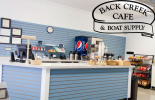 Back Creek Café Boat Supply inside