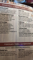 Agave Cocina Cantina menu