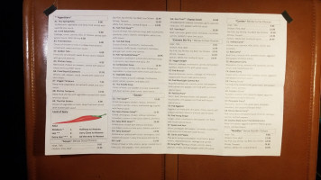 Moonlight Thai menu