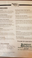 Market Street Grille menu