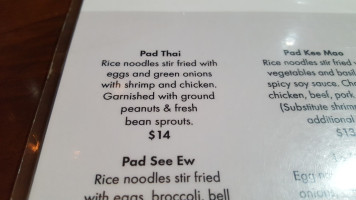 Basil Asian Bistro menu