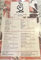 Wave Sushi Island Grill menu