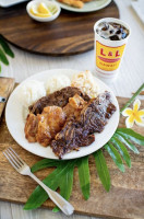 L L Hawaiian Barbeque food