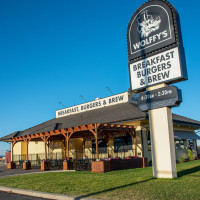 Wolffy's Breakfast Burgers And Brew food