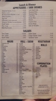 New York Teriyaki menu