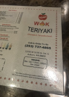 Ringo Wok Teriyaki menu