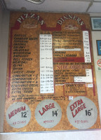 Scardino's Pizza menu