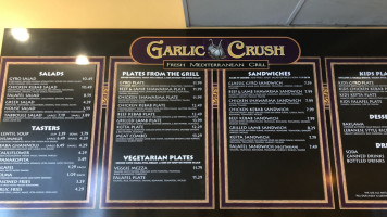 Garlic Crush menu