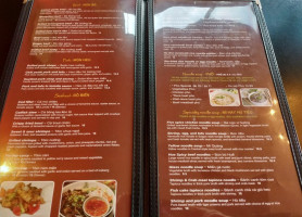 The Lemongrass menu