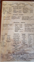 Caribe Latin Cuisine menu