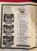 Chopsticks menu